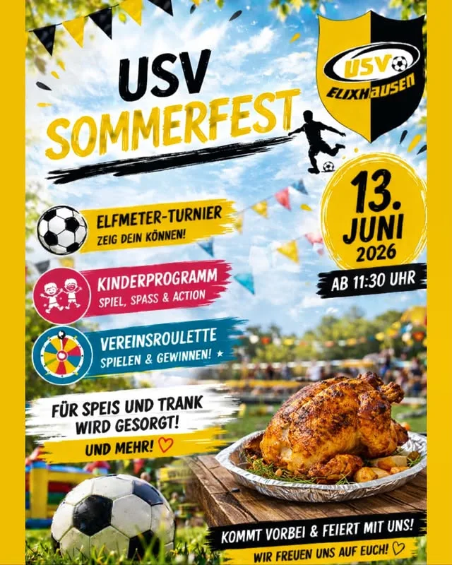 USV Sommerfest 2026 – Save the Date!